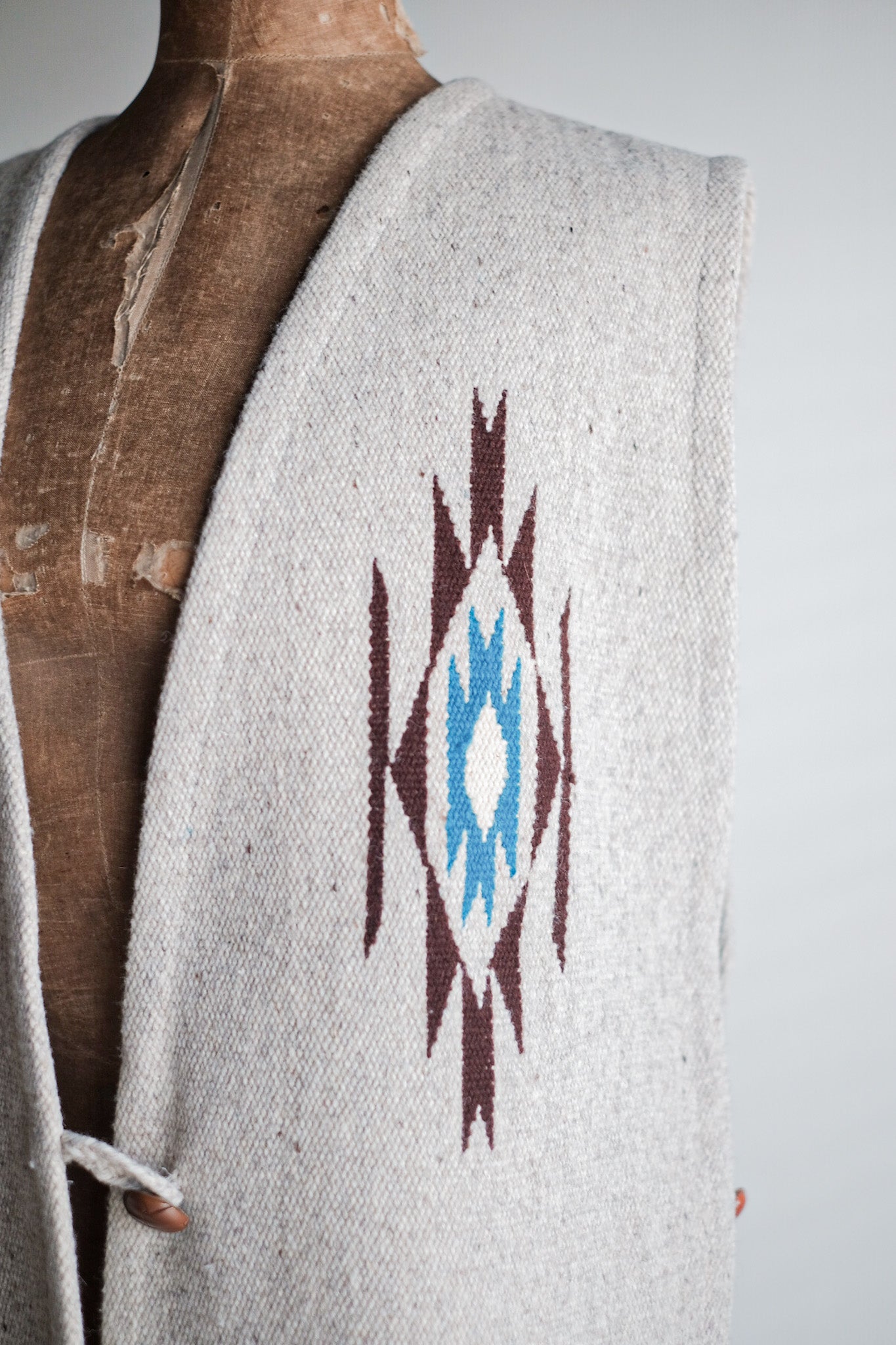 【~40's】Vintage Ortega's Chimayo Wool Vest