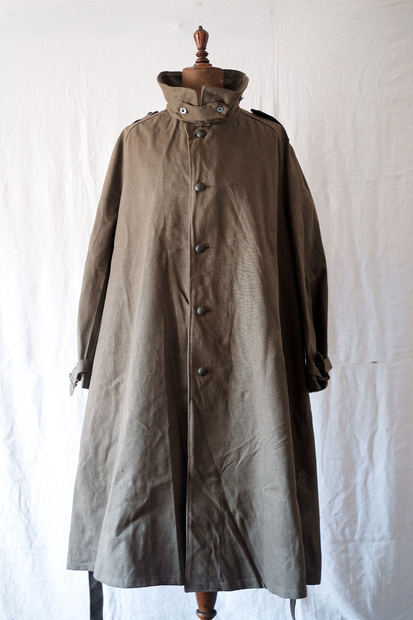 【~50's】French Army M35 Motorcycle Coat Size.2 "Dead Stock"