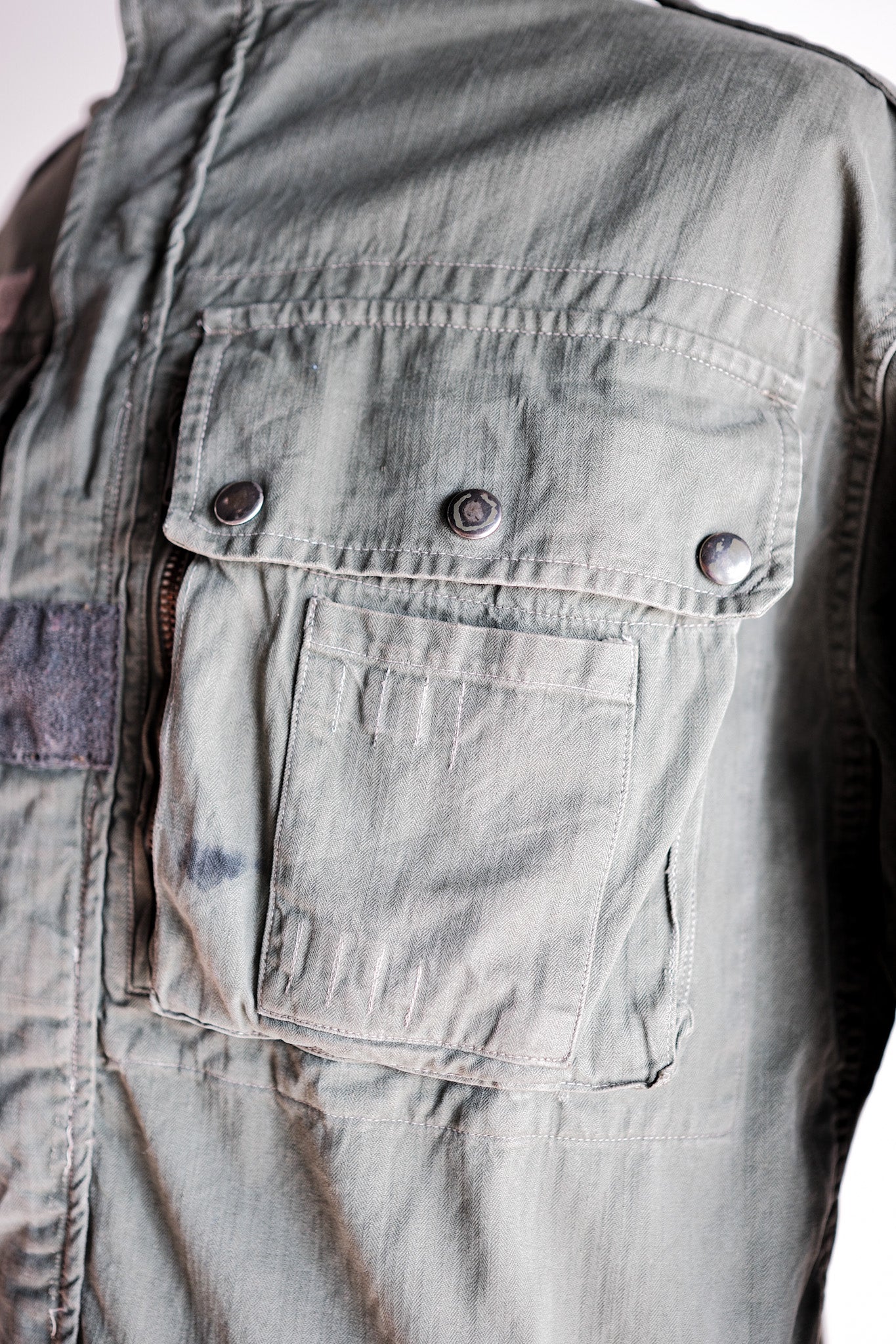 【~60's】French Army TAP47/56 Paratrooper Jacket
