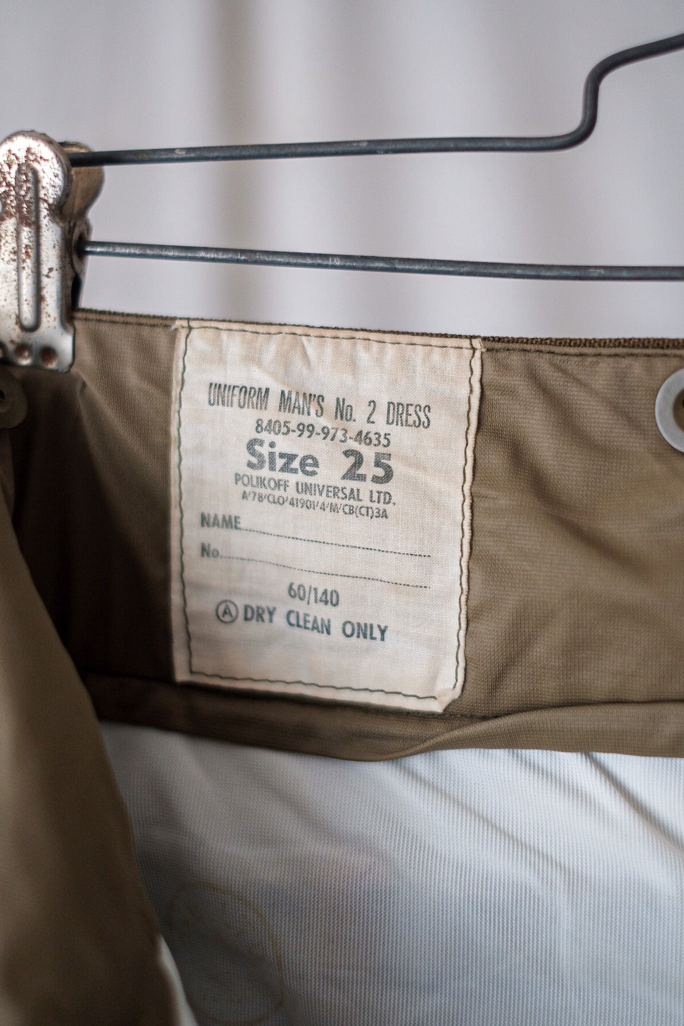 【~60's】British Army No.2 Dress Trousers