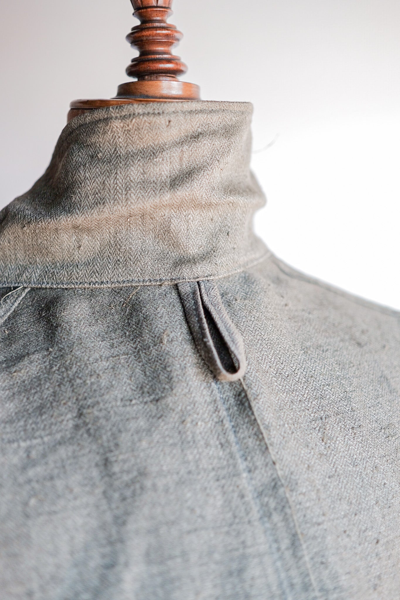 【~30's】German Air Force Green Linen HBT Jacket "Luftwaffe" "Dead Stock"