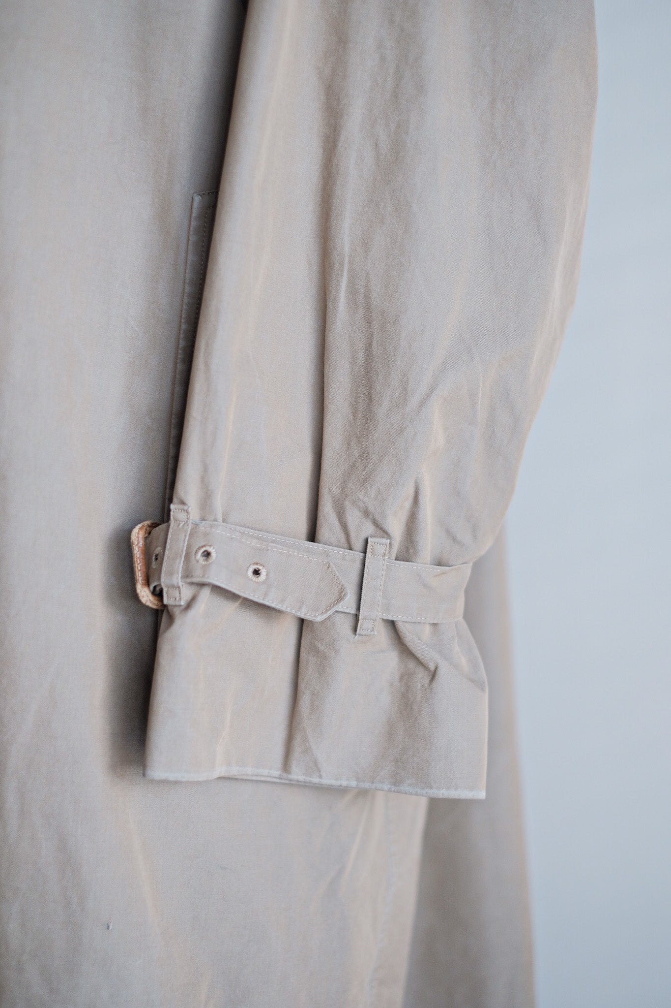 【~80's】Vintage Burberry's Single Raglan Rider Coat C100