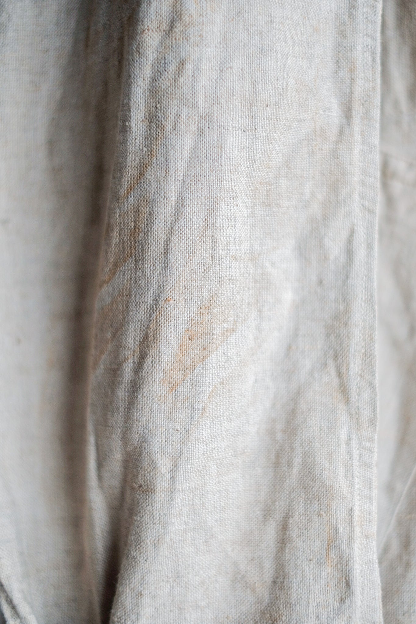 【~30's】French Vintage Linen Work Coat