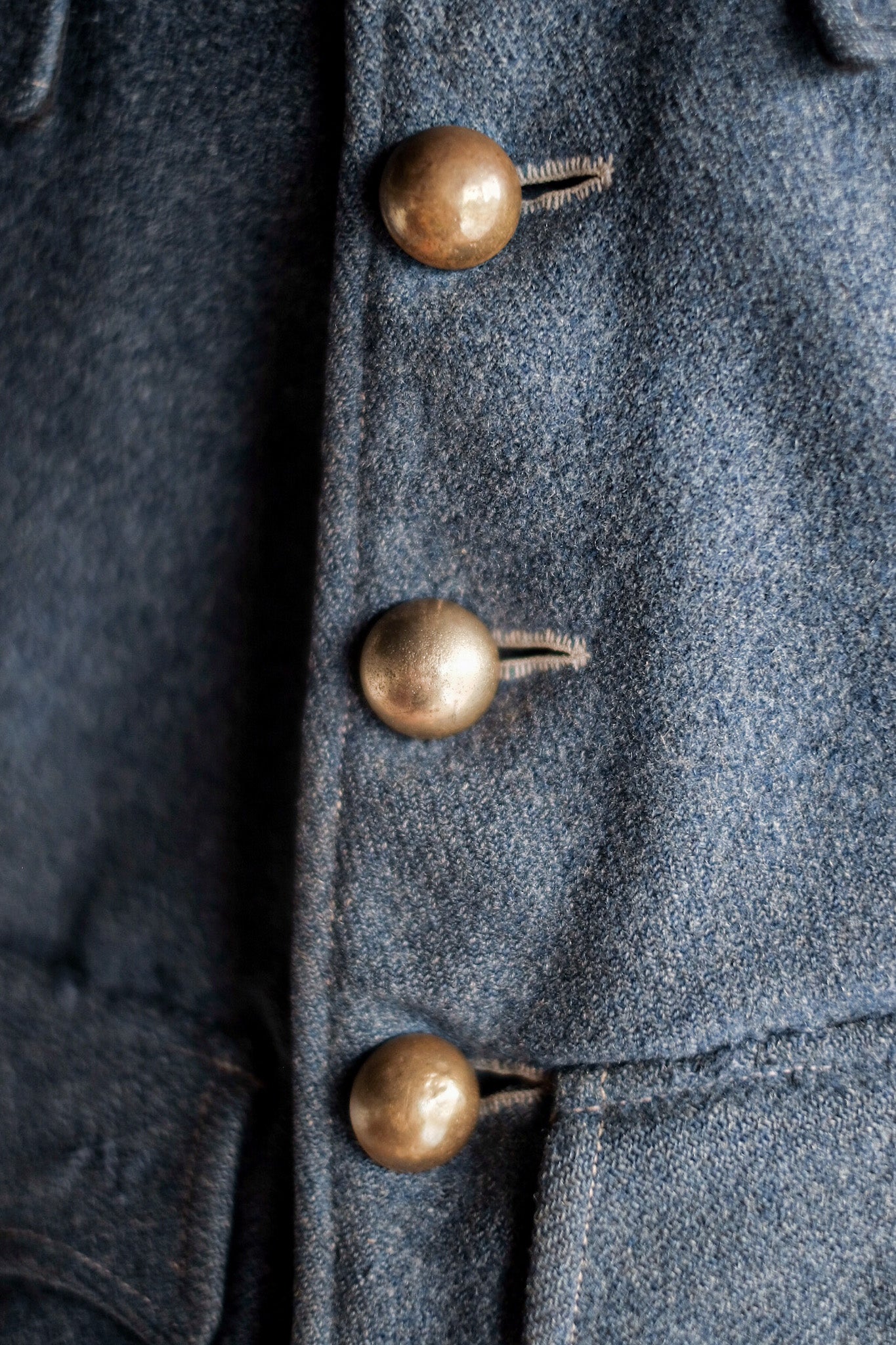 【~10's】WW1 French Army Wool Gilet