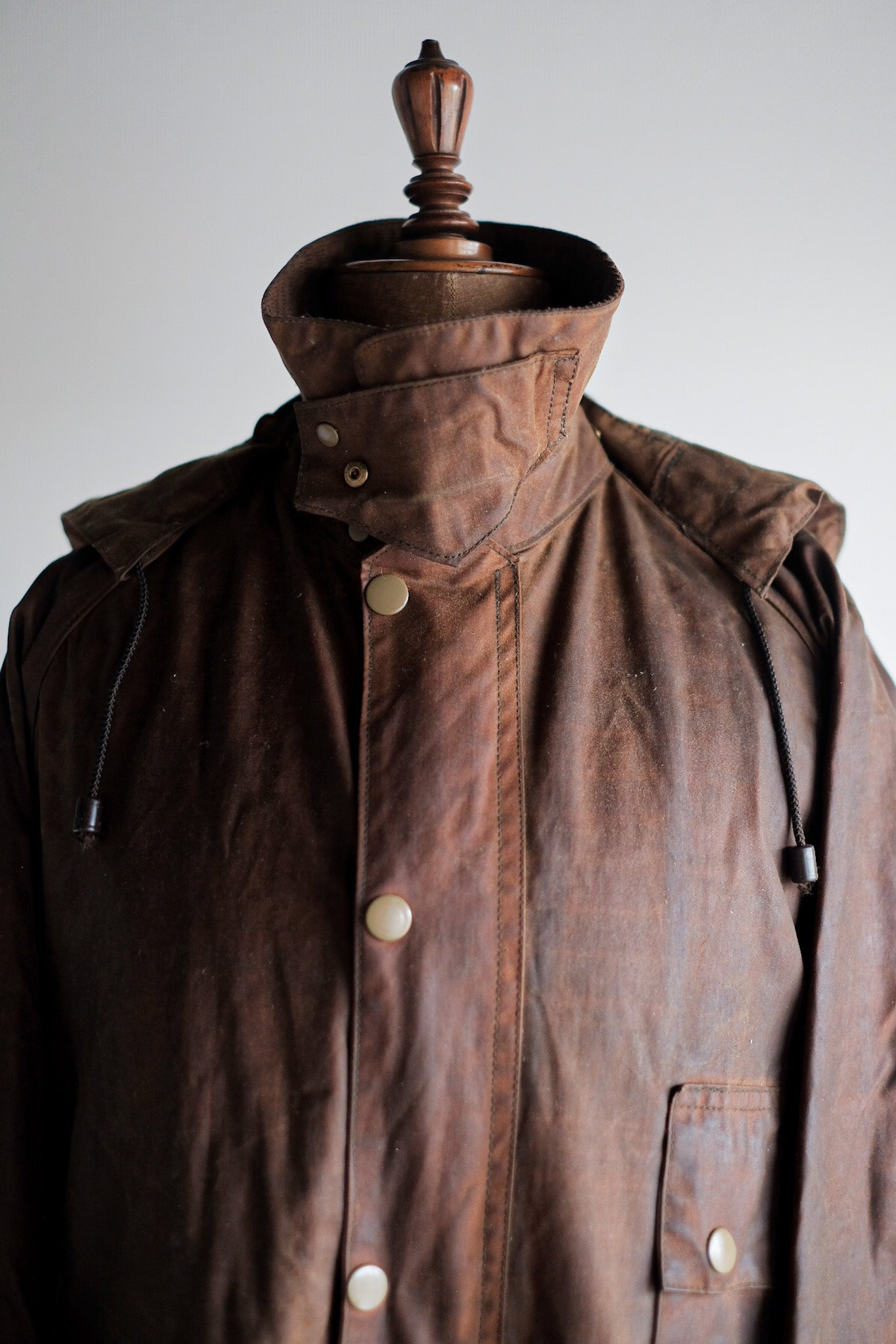 【~60's】Vintage Barbour "Solway Zipper" Yellow Label