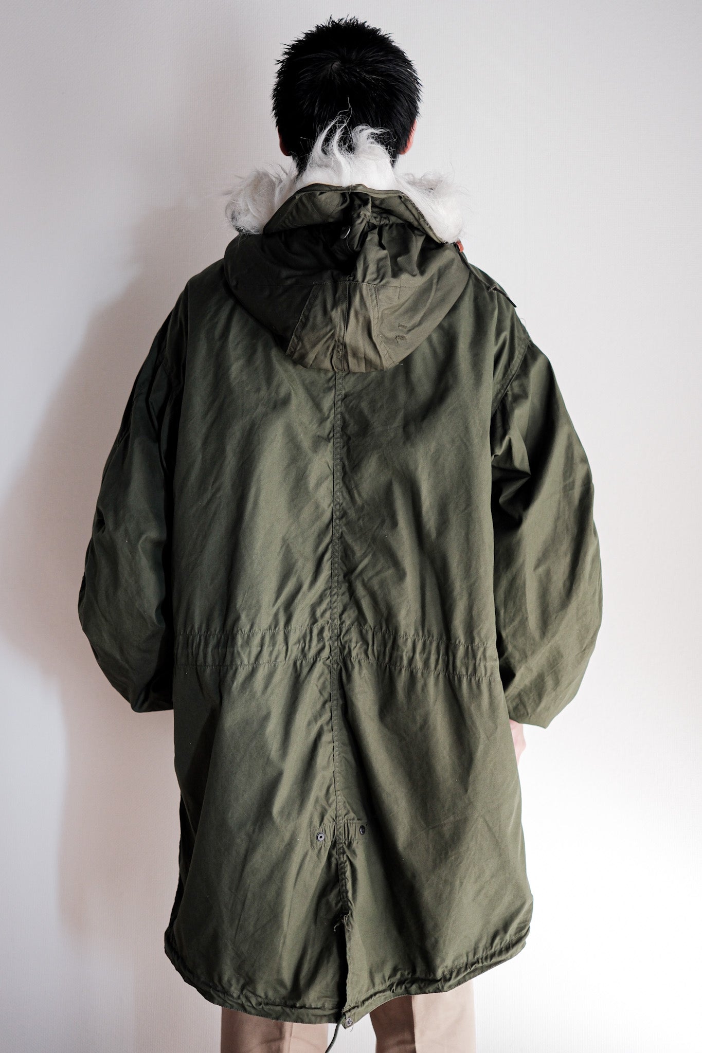 【~80's】U.S.ARMY M-65 Fishtail Parka Size.MEDIUM "Full Set"