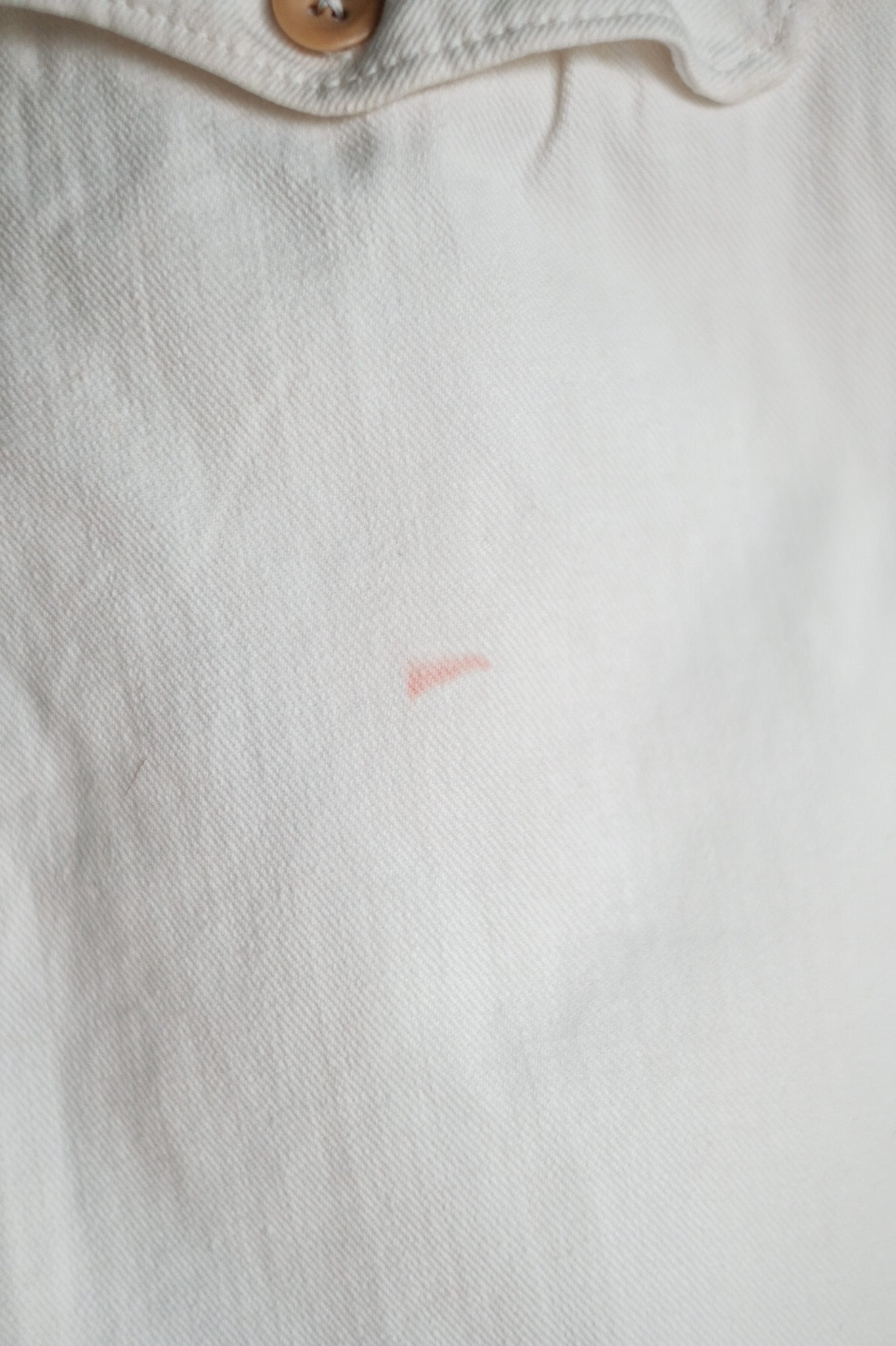 【~50's】French Army White Cotton Trousers Size. 84