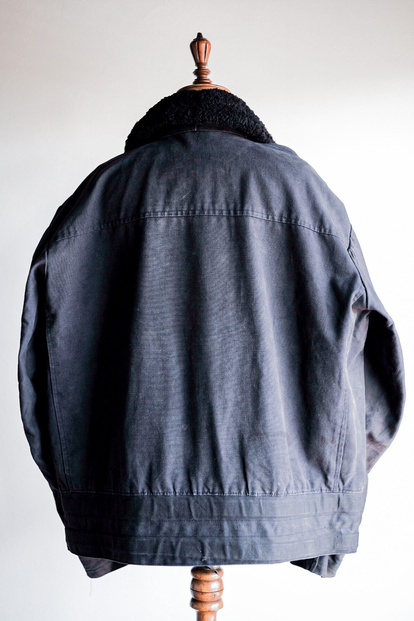 【~50’s】Swedish Army Motorcycle Jacket “Black Color”