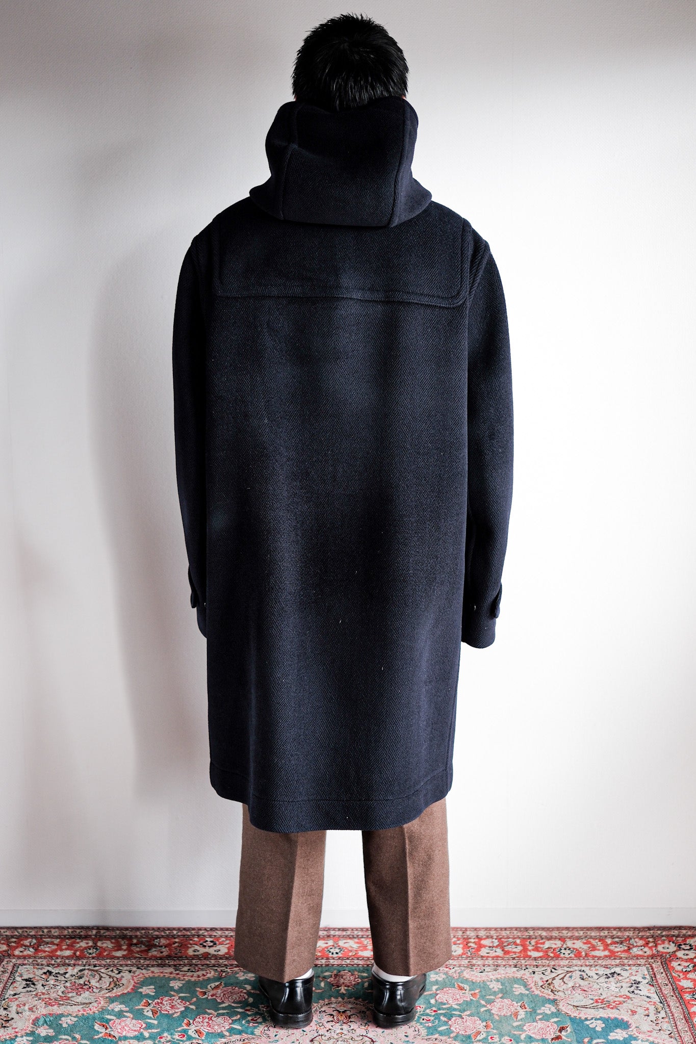 【~90's】Old INVERTERE Wool Duffle Coat Size.42 "Moorbrook"