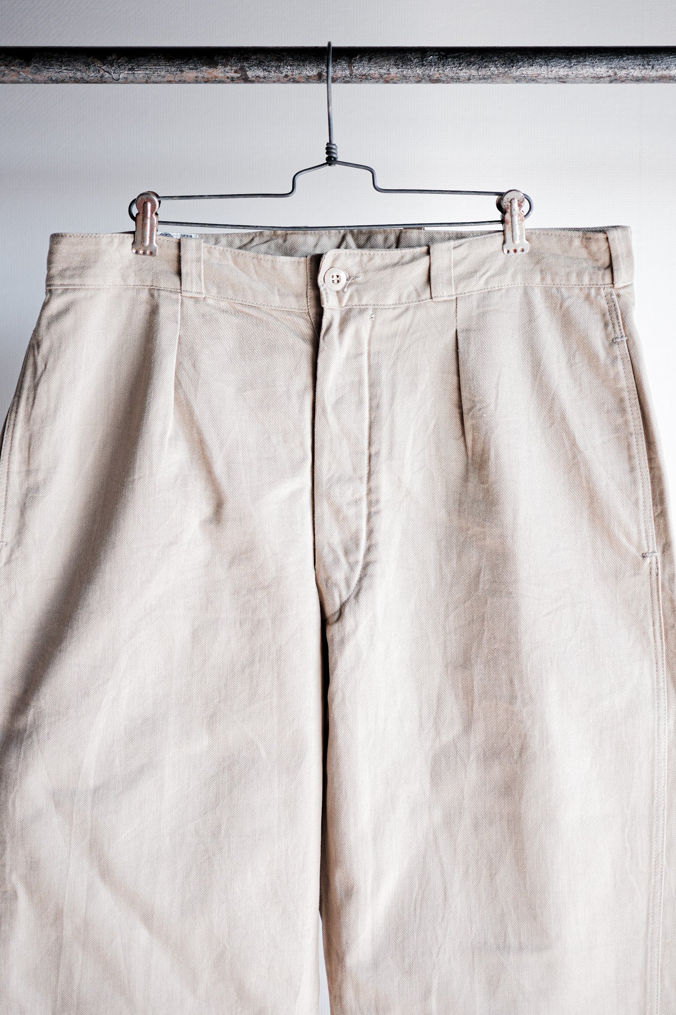 【~60's】French Army M52 Chino Trousers Size.35