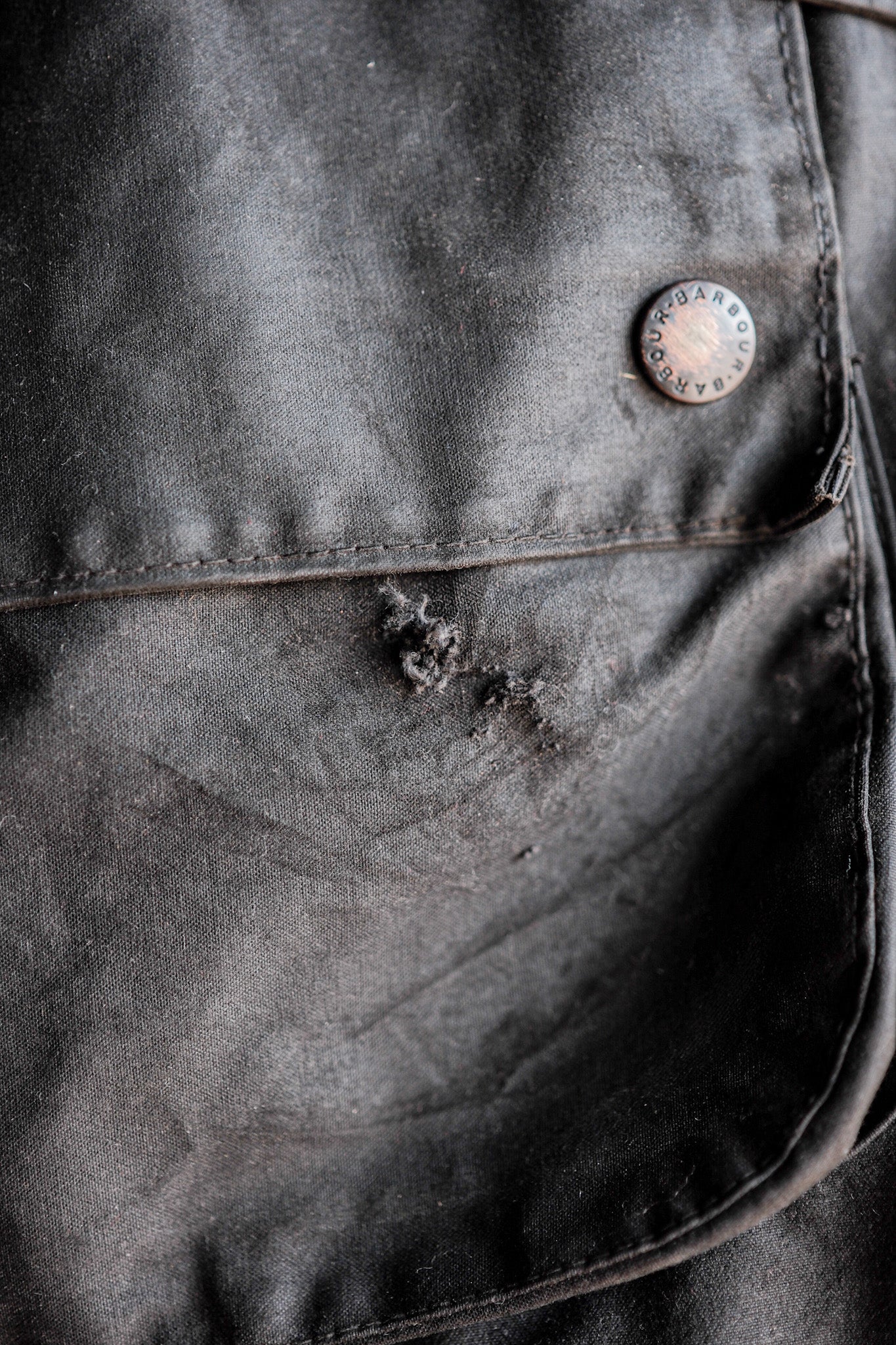 【~80's】Vintage Barbour "INTERNATIONAL SUIT" With Liner 2 Crest Size.40