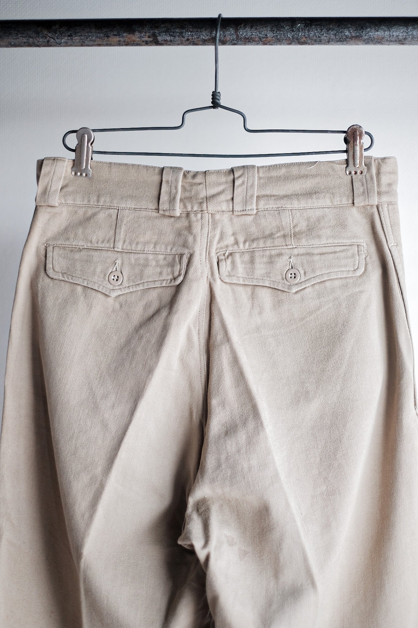 【~60's】French Army M52 Chino Trousers Size.11