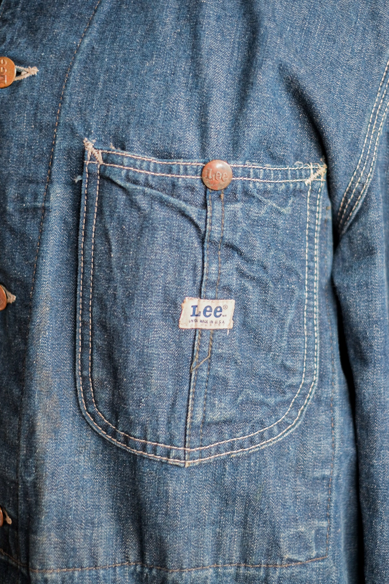 【~70's】Vintage LEE 91-J Denim Jacket Size.38R