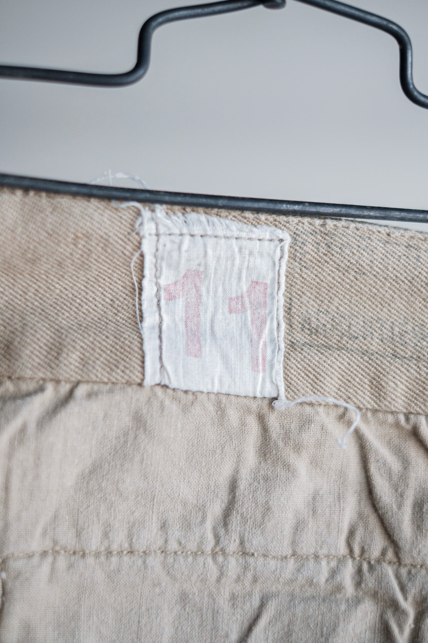 【~60's】French Army M52 Chino Trousers Size.11