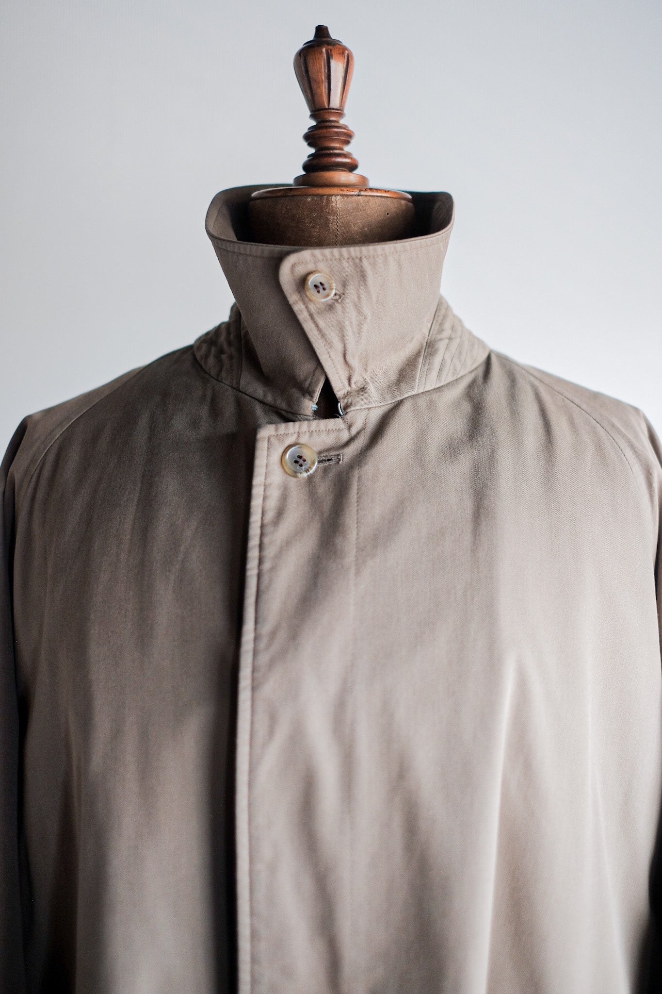 【~70's】Vintage Burberry's Single Raglan Rider Coat With Liner "JENS SORENSEN & CO. 別注"