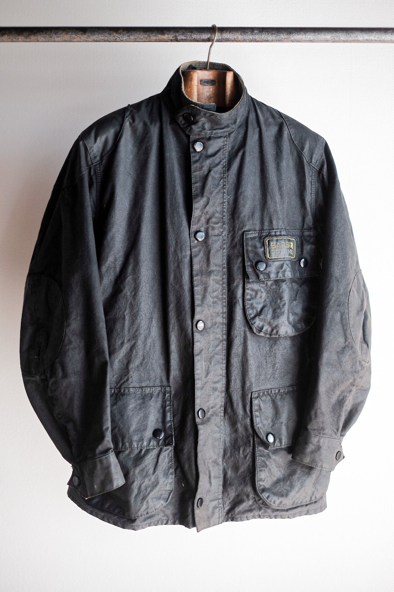 【~70's】Vintage Barbour Waxed Jacket "Unknown Model" 1 Crest