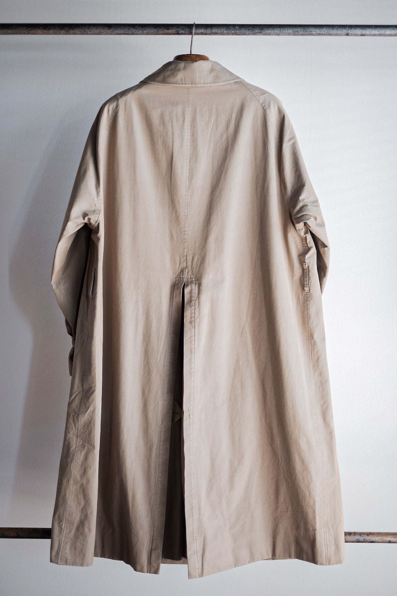 【~80's】Vintage Burberry's Single Raglan Rider Coat C100