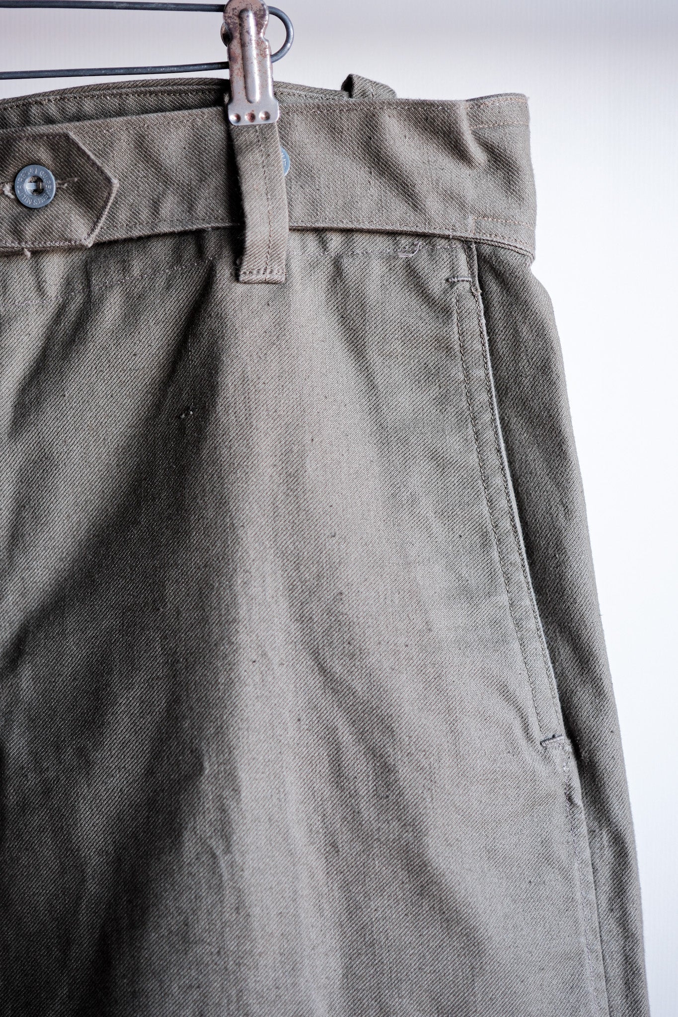 【~40's】French Army Unusual Pattern Trousers "Dead Stock"