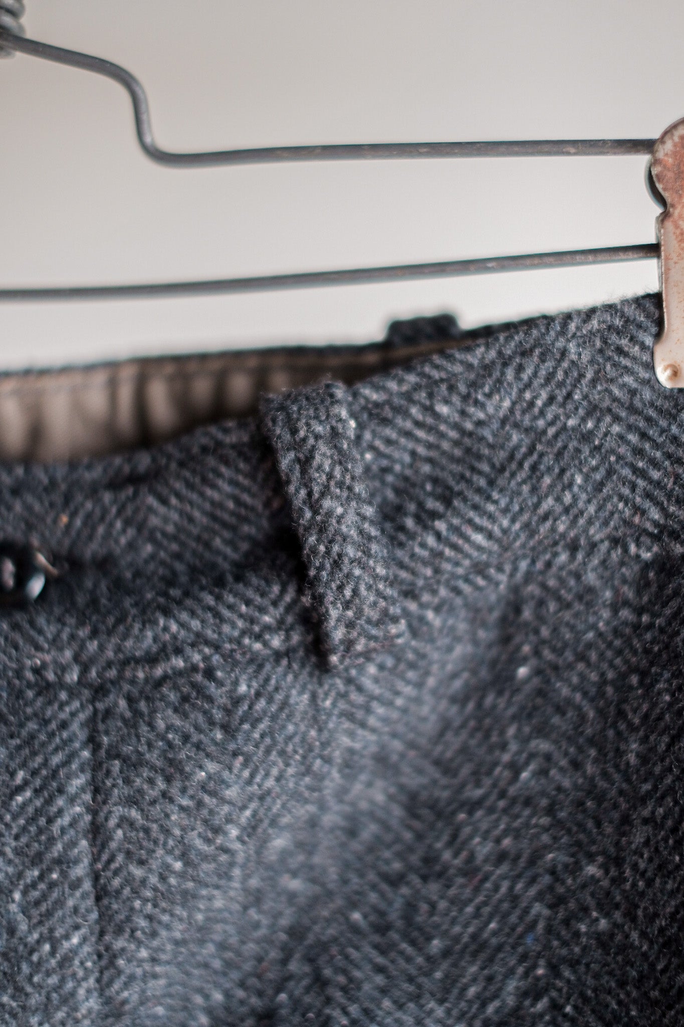 【~50's】French Vintage HBT Wool Work Pants "Pascal Fabric" "Dead Stock"