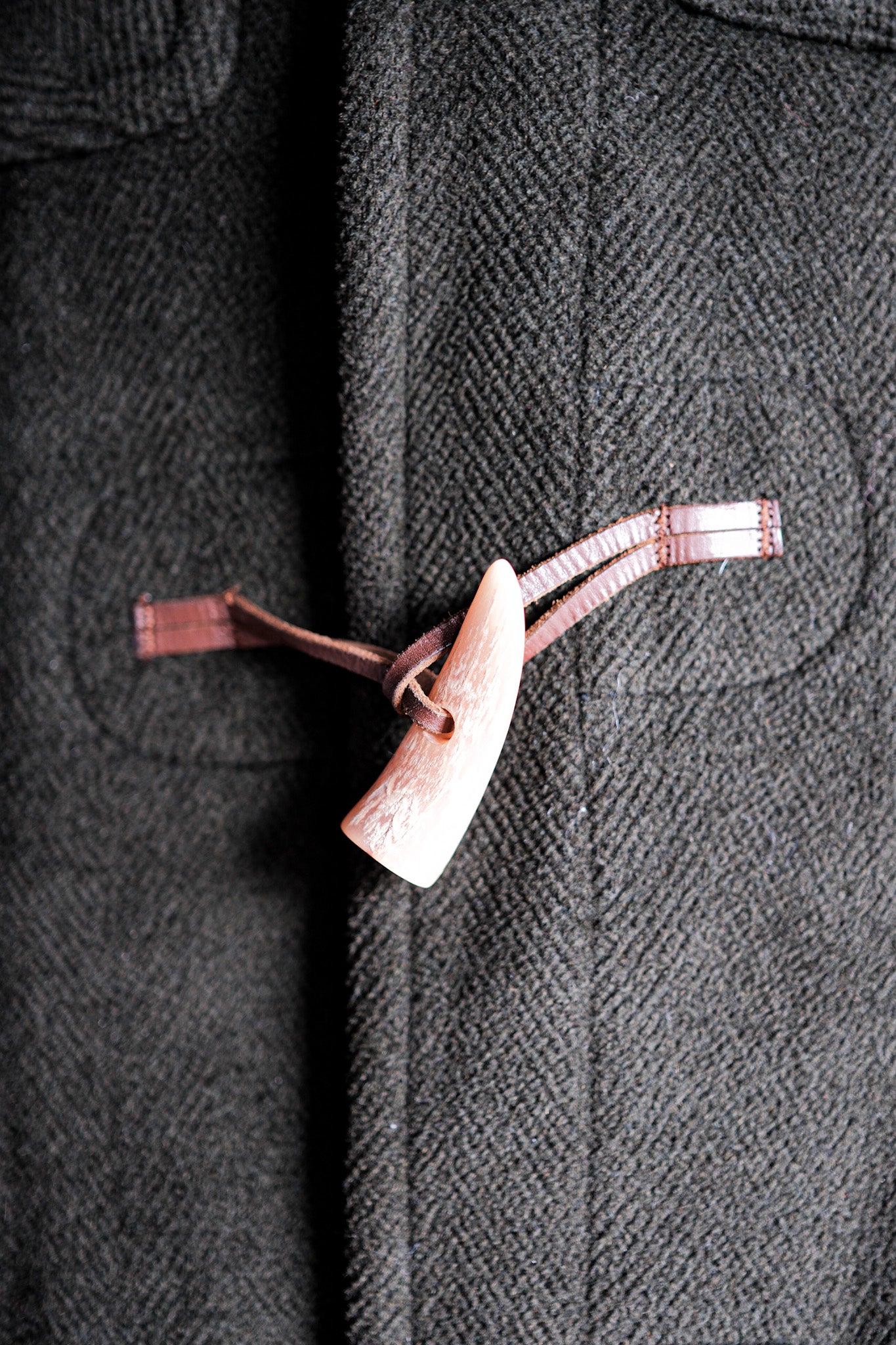 【~90's】Old INVERTERE Wool Duffle Coat "Moorbrook"