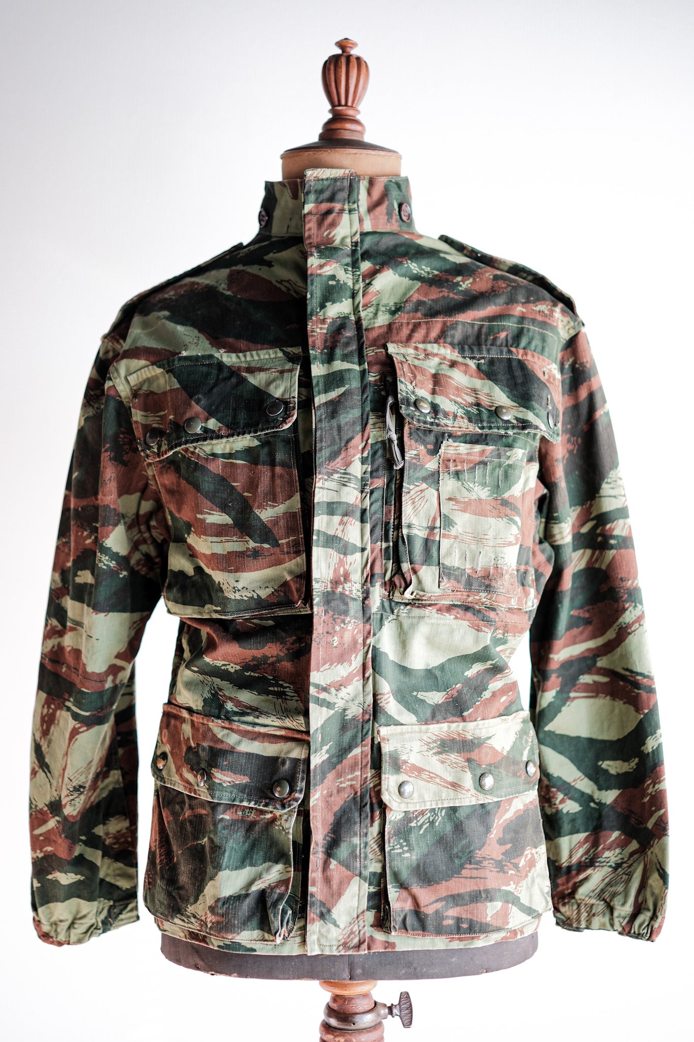 【~60's】French Army TAP47/56 Lizard Camo Paratrooper Jacket
