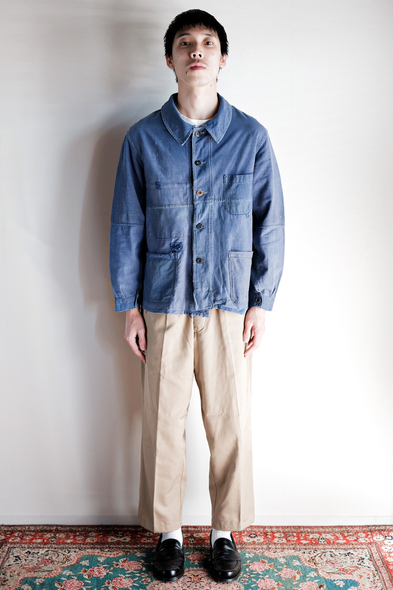 【~40's】French Vintage Metis Work Jacket