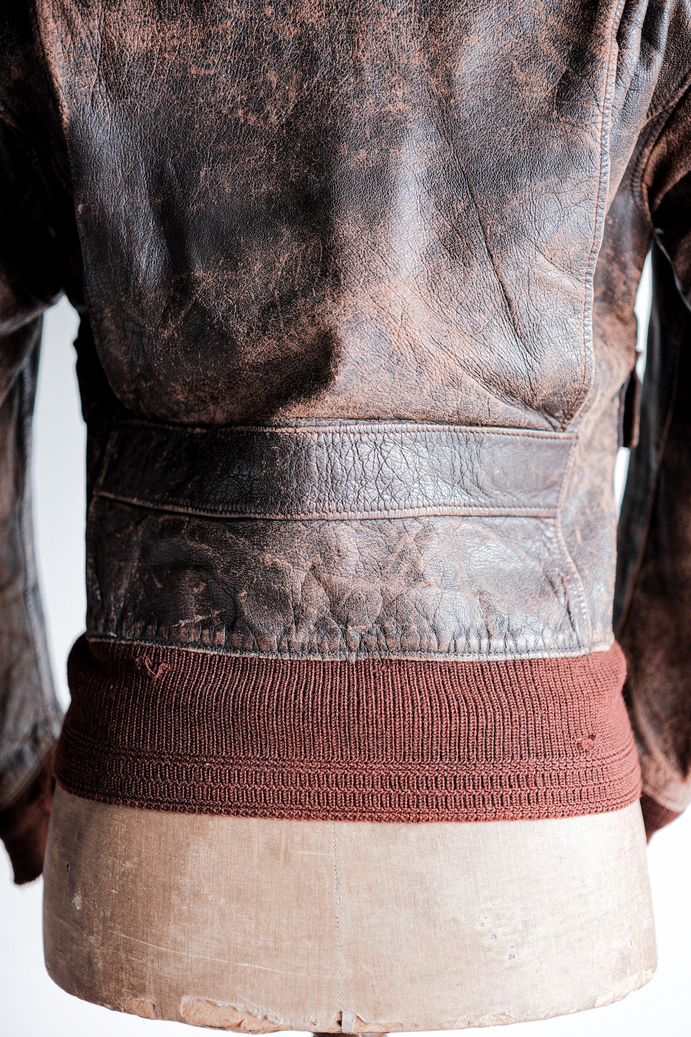 【~40's】U.S.NAVY M-422A Leather Flight Jacket