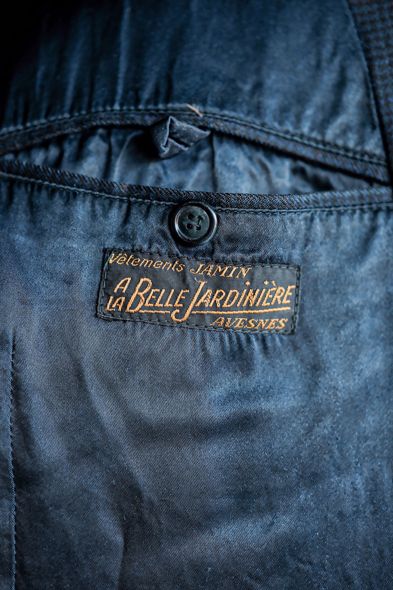 【~40's】French Vintage Double Breasted Suits Set Up "Belle Jardiniere"
