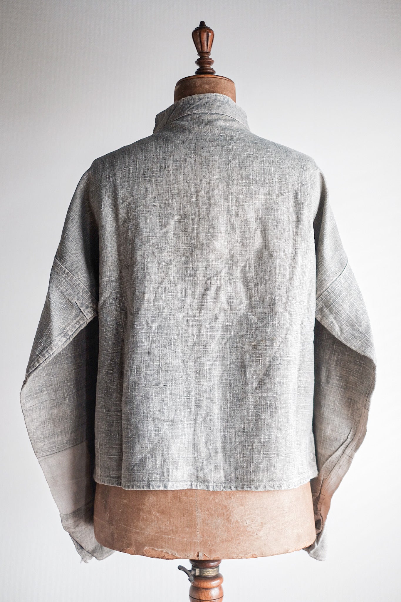 【~10's】WW1 German Navy Bourgeron Linen Smock “Feldgrau Green Grey”