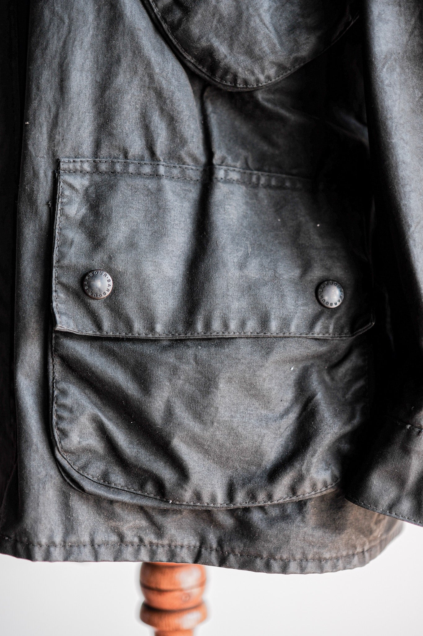 【~80's】Vintage Barbour "INTERNATIONAL SUIT" With Liner 2 Crest Size.40