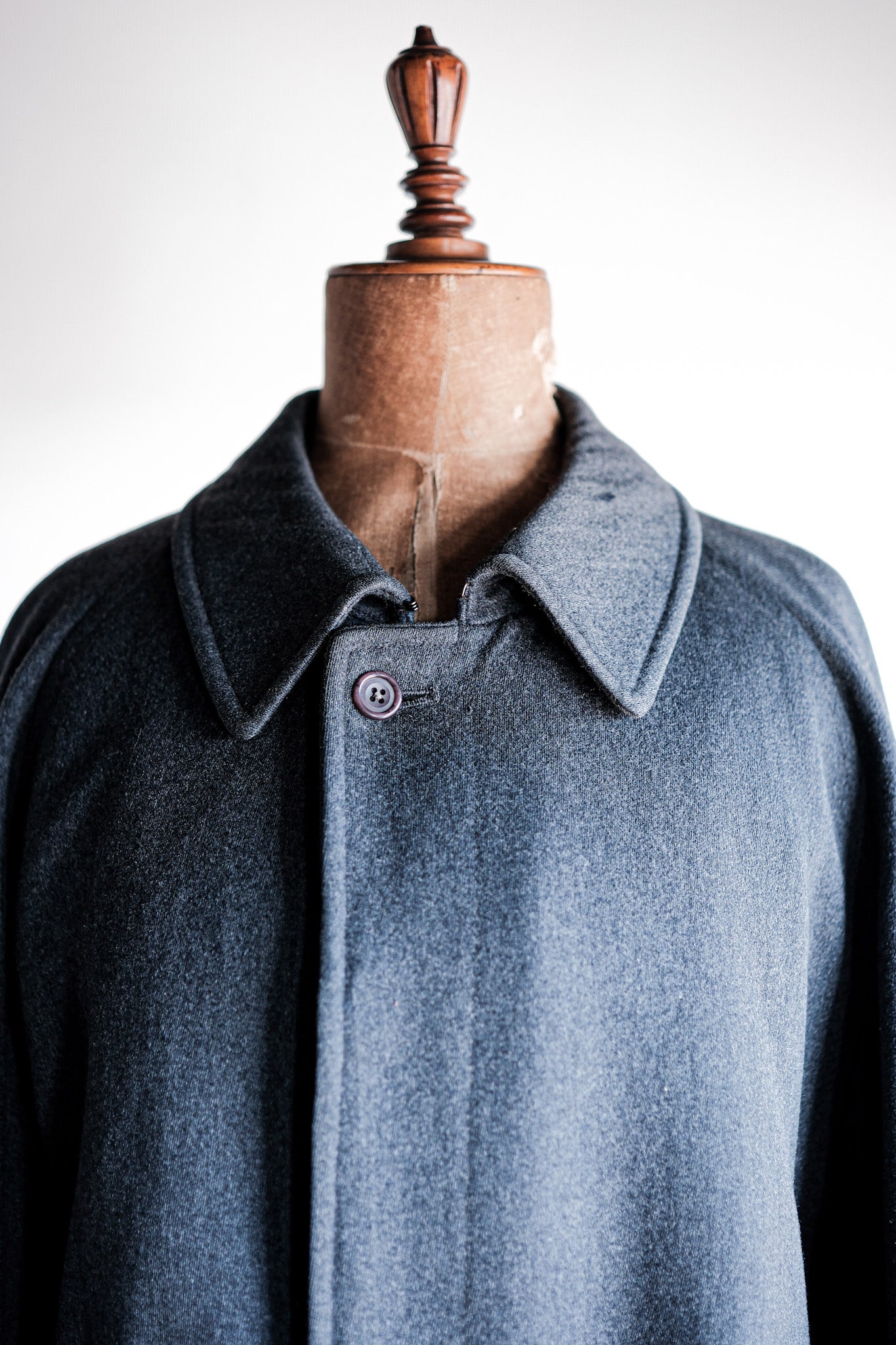 【~70's】Vintage Aquascutum Single Raglan Wool Rider Coat