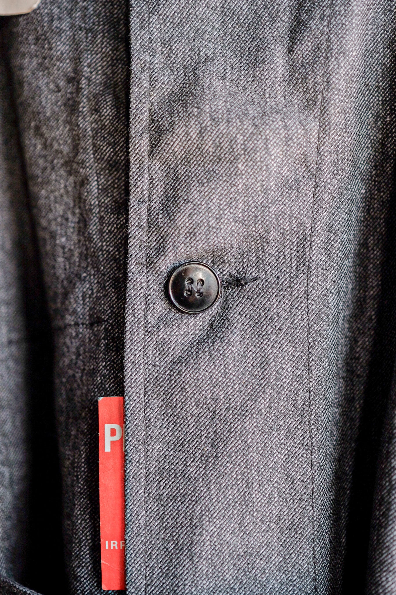 【~40's】French Vintage Black Chambray Atelier Coat “Dead Stock”