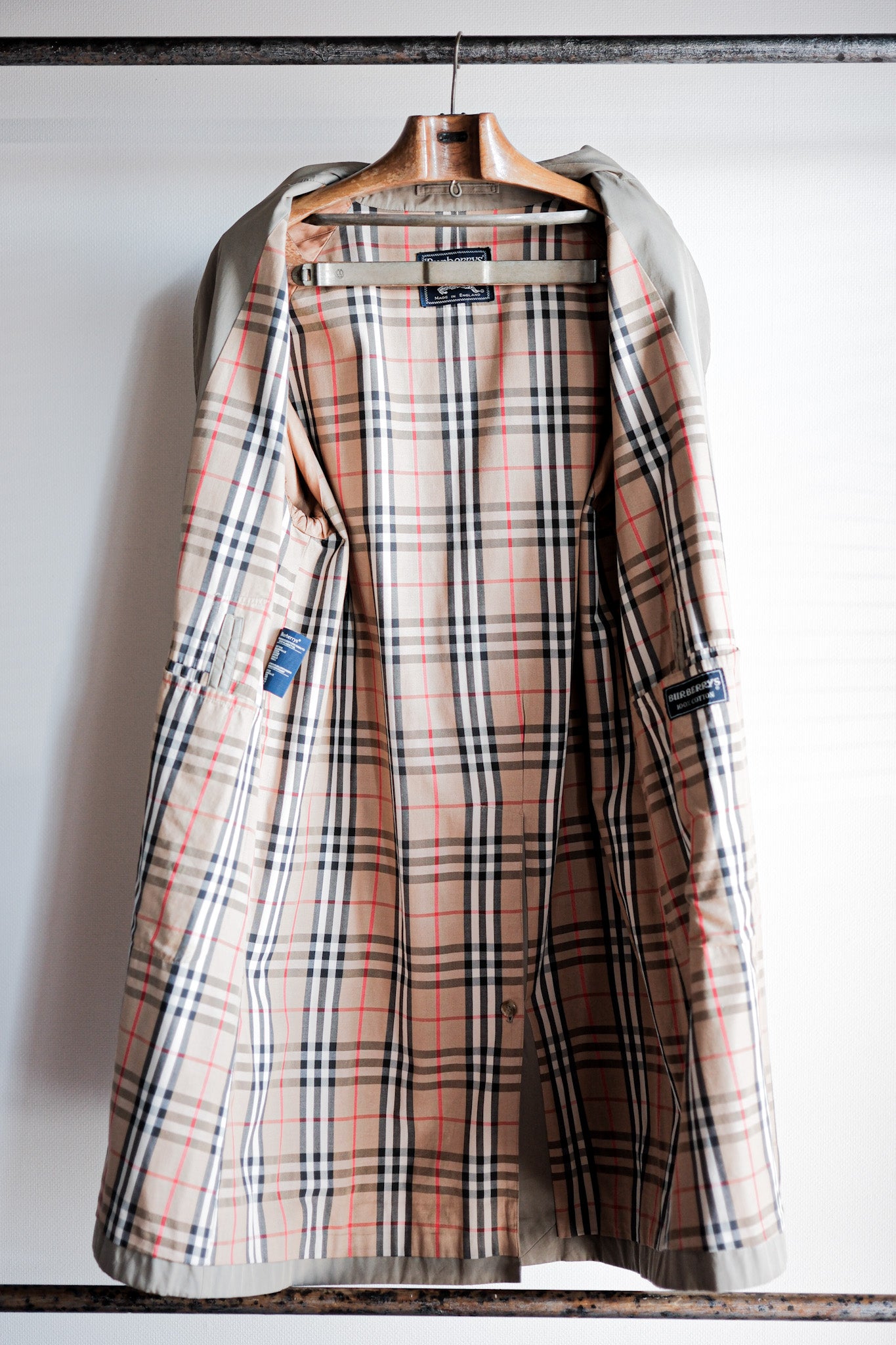 【~80's】Vintage Burberry's Single Raglan Balmacaan Coat C100 Size.48REG