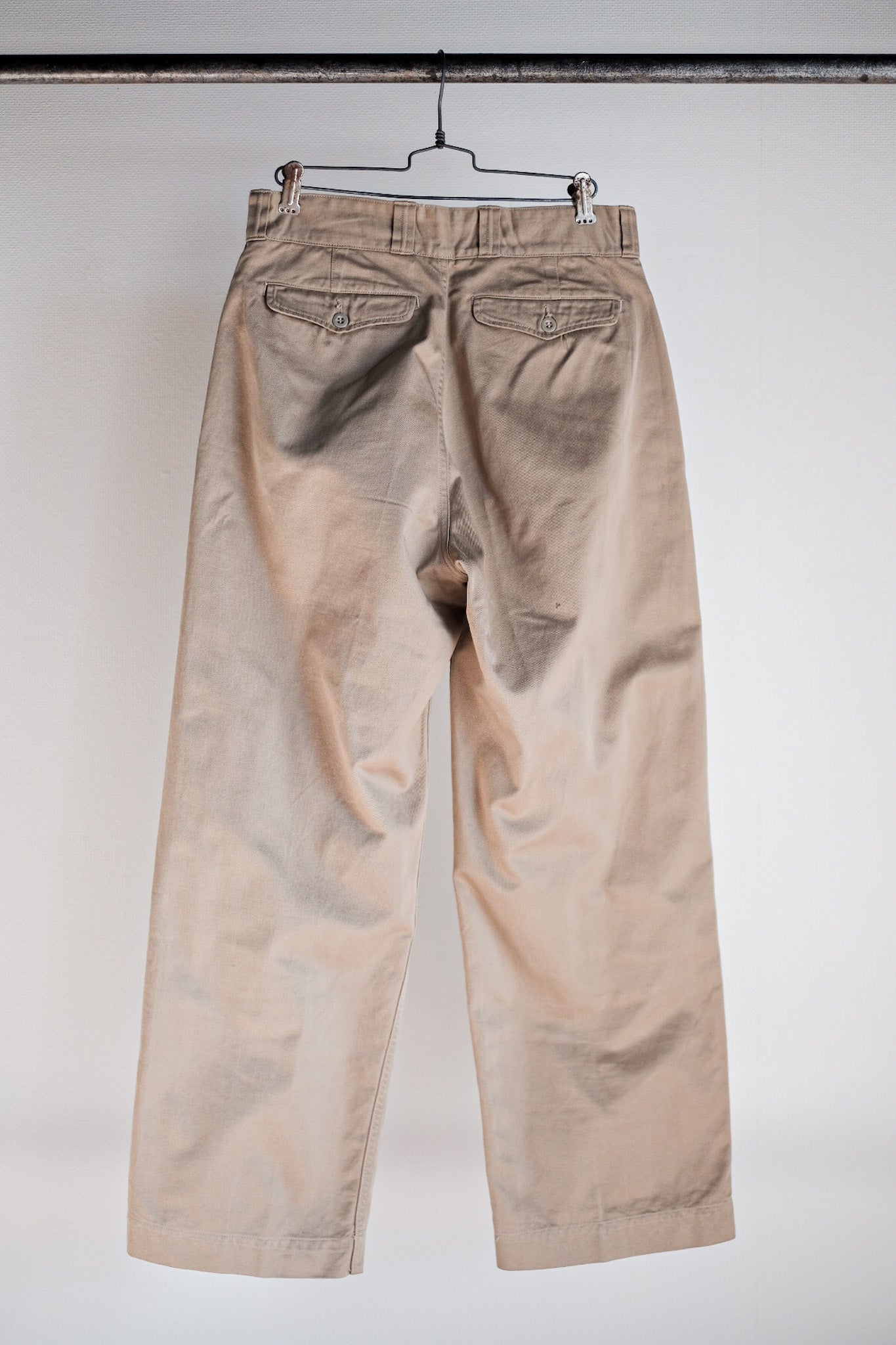 【~60's】French Army M52 Chino Trousers Size.21