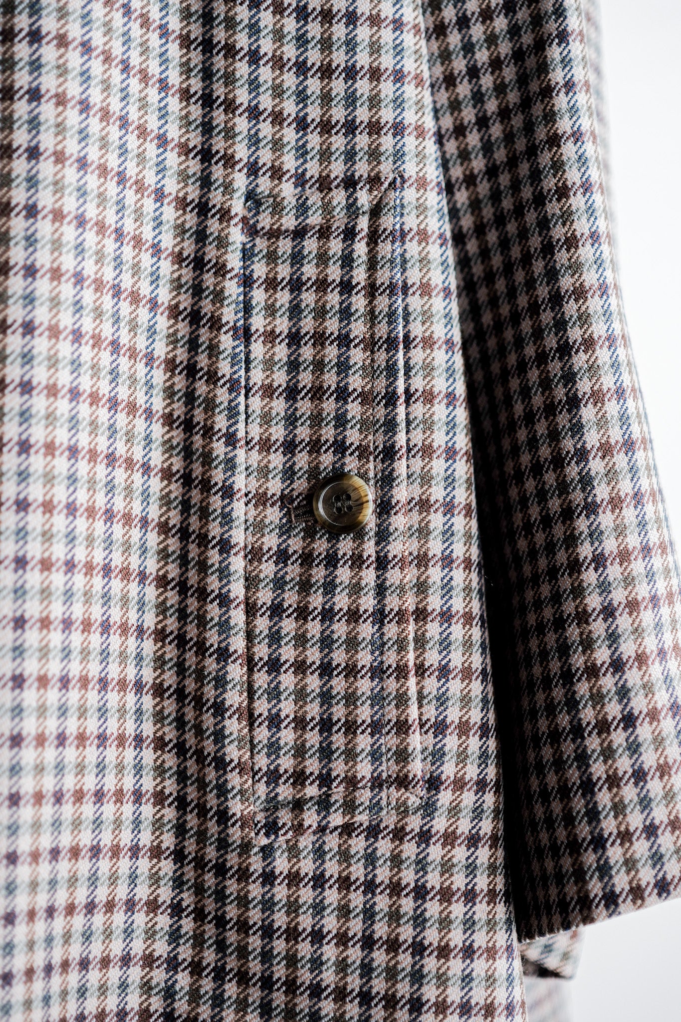 【~80's】Vintage Burberry's Single Raglan Wool Balmacaan Coat Size.56REG