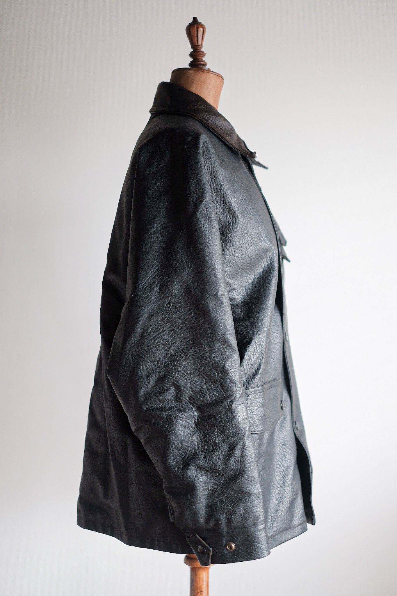 【~50's】Vintage Belstaff P.V.C Suit "BLACK PANTHER"