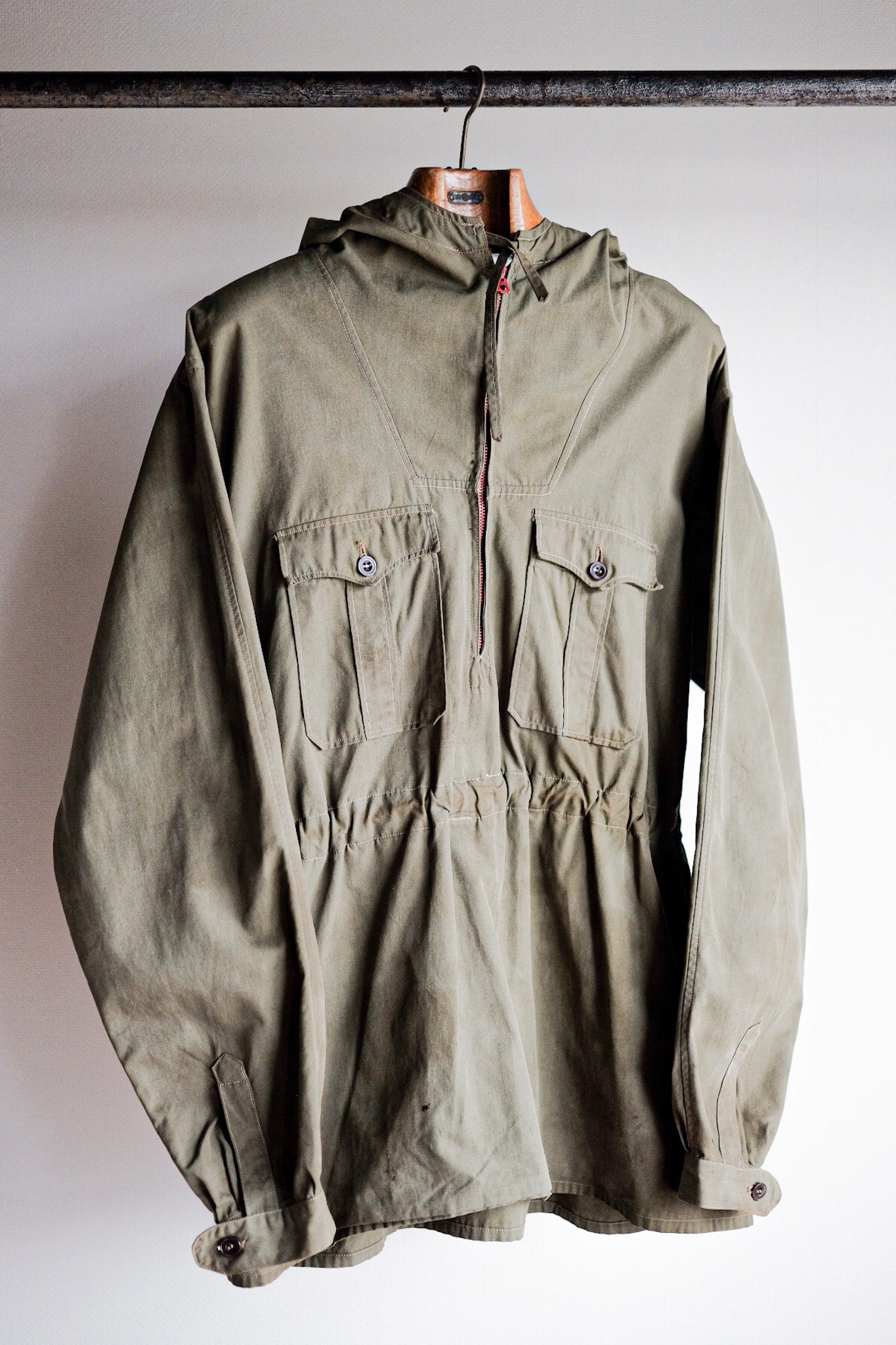 【~40's】German Vintage Cotton Mountain Smock