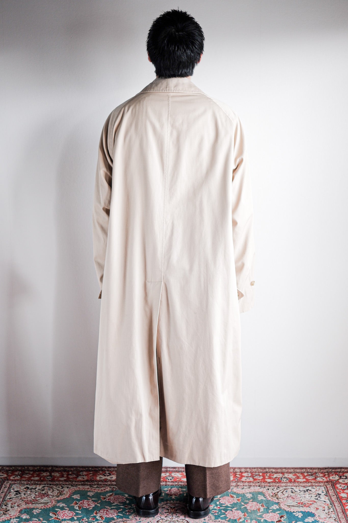 【~70's】Vintage Burberry's Single Raglan Double Breasted Coat "LODEN-FREY 別注"