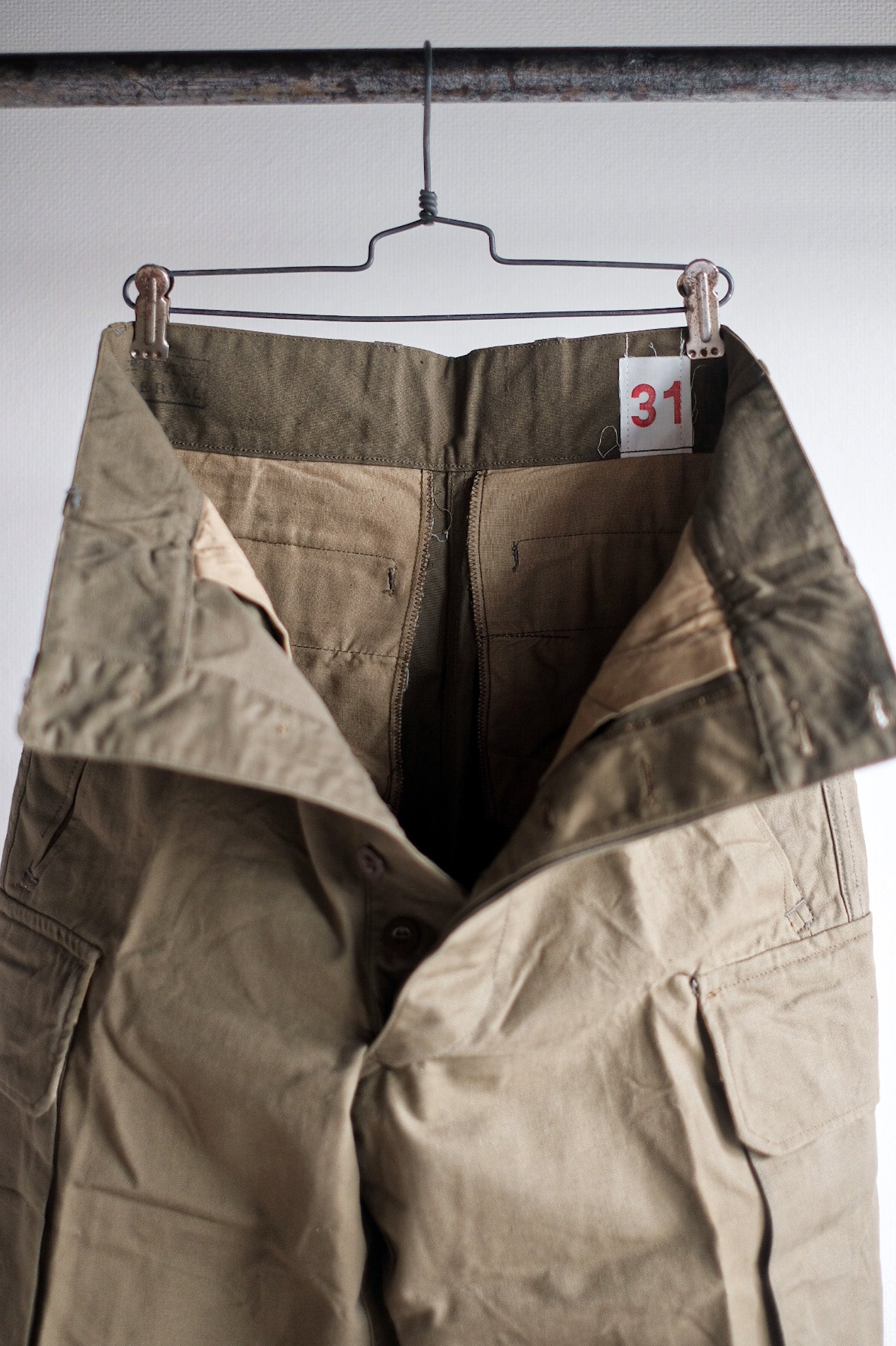 【~50's】French Army M47 Field Trousers Size.31 "Remake" "Dead Stock"