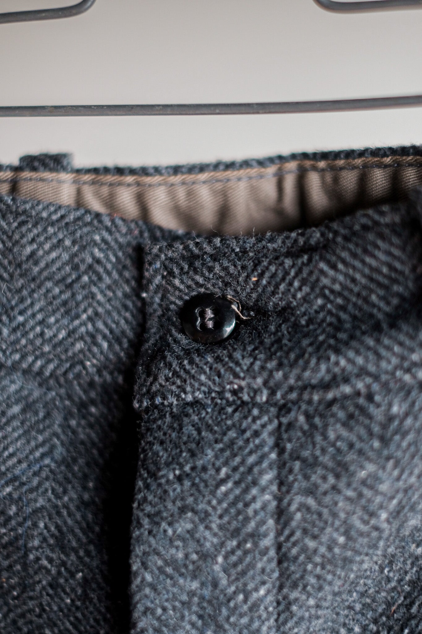 【~50's】French Vintage HBT Wool Work Pants "Pascal Fabric" "Dead Stock"