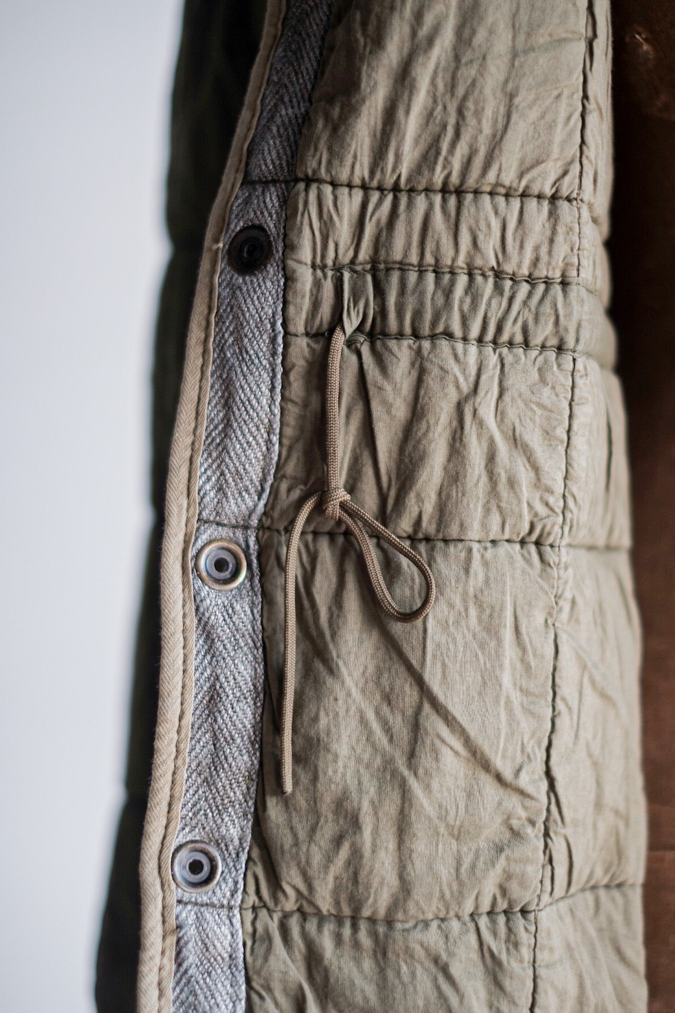 【~50's】French Army Quilted Liner Jacket Size.6