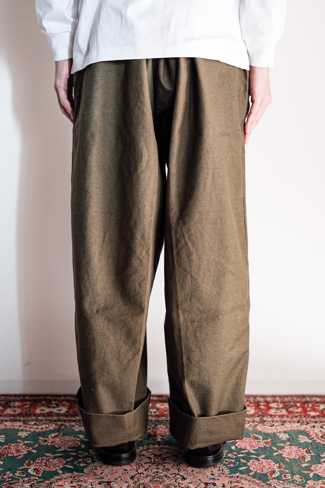 【~40's】French Army Unusual Pattern Trousers "Dead Stock"