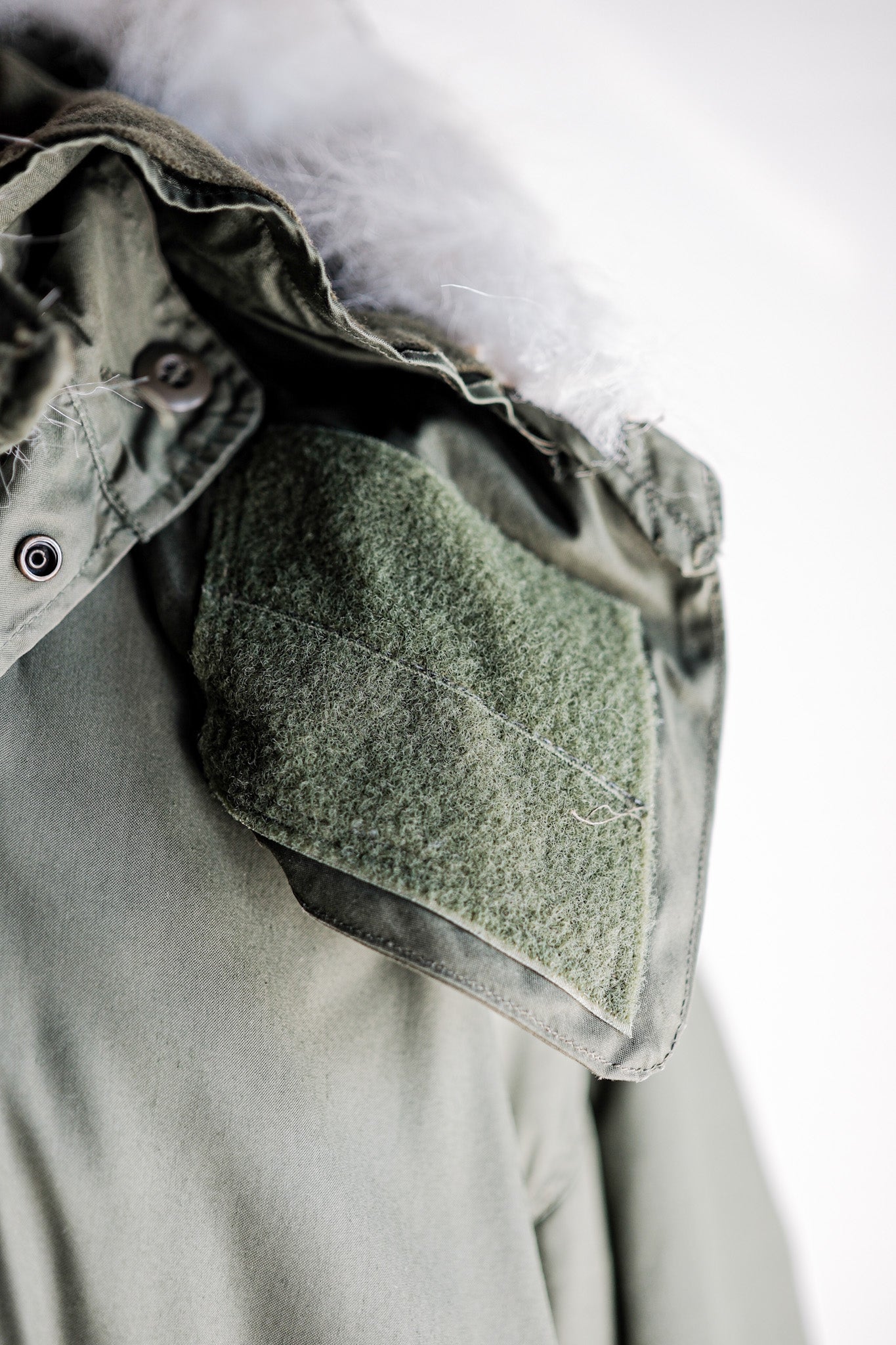 【~80's】U.S.ARMY M-65 Fishtail Parka Size.LARGE "Full Set"