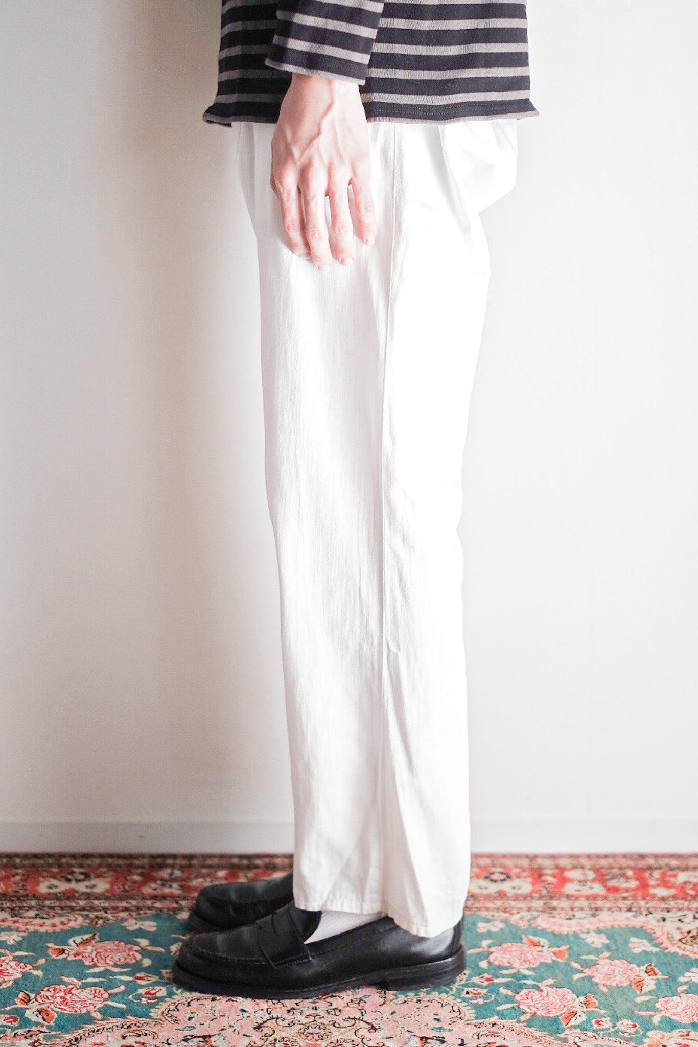 【~30's】German Vintage Cotton Silk Trousers