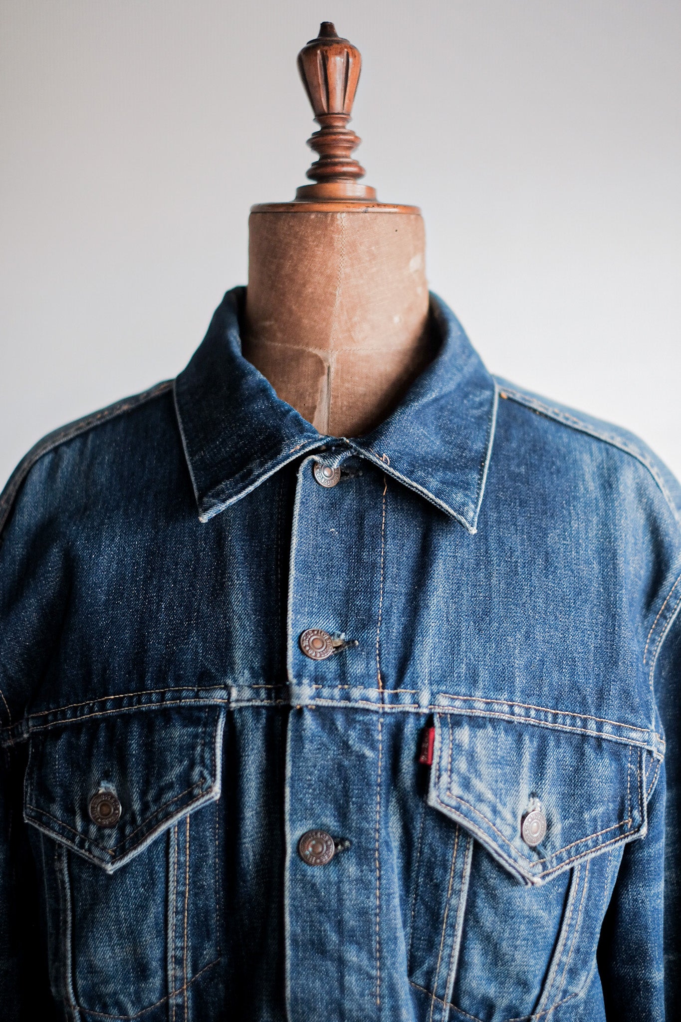 【~60's】Vintage Levi's 557 Denim Jacket "Big E"