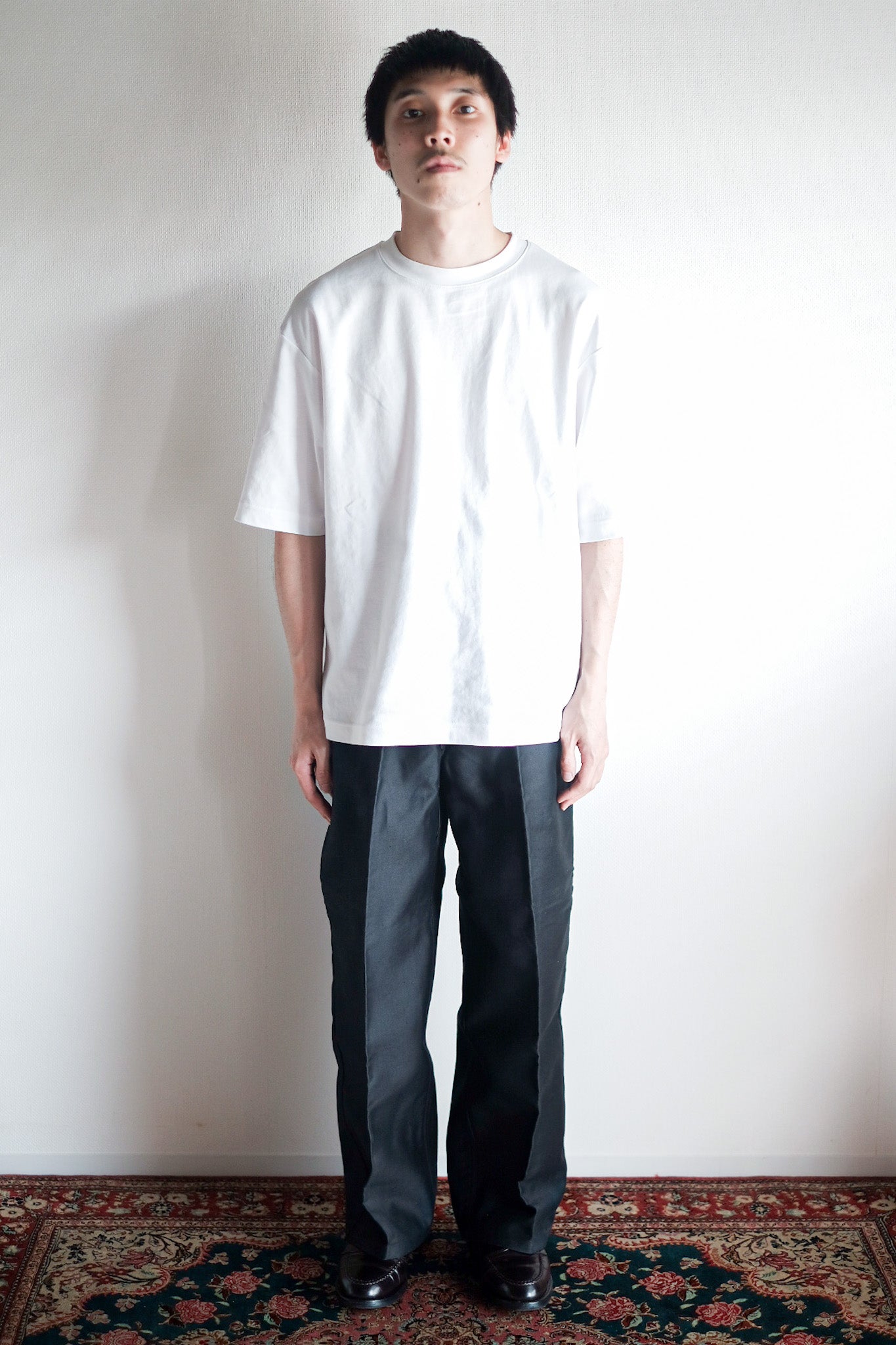 【~40's】French Vintage Black Moleskin Work Pants "Adolphe Lafont" "Dead Stock"