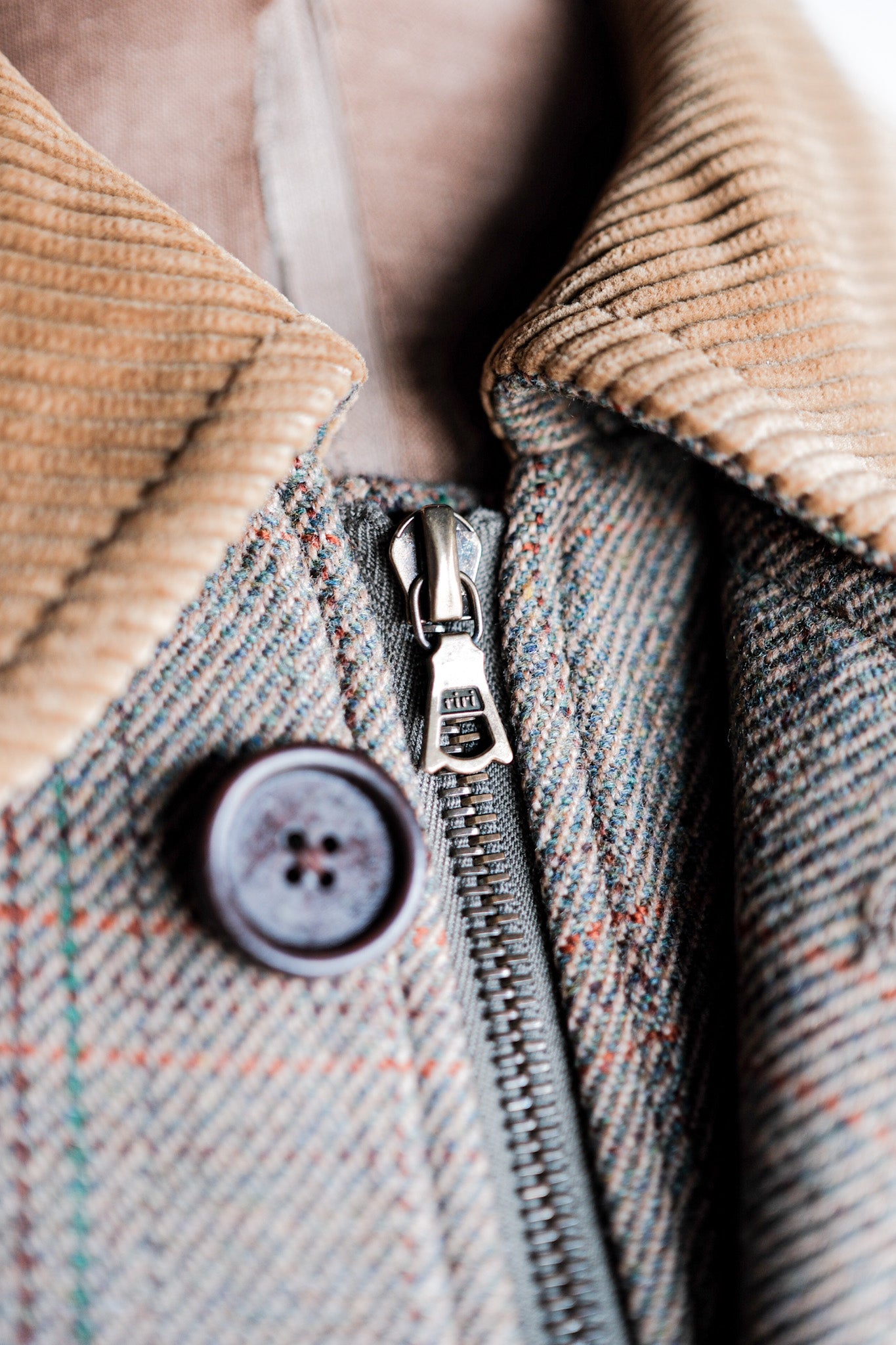 【~90's】Old INVERTERE Corduroy Collar Wool Jacket