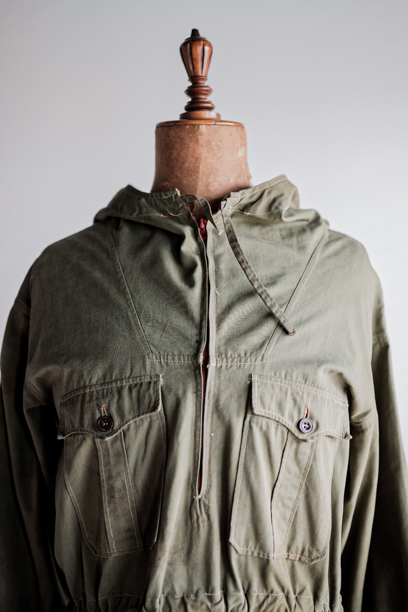【~40's】German Vintage Cotton Mountain Smock