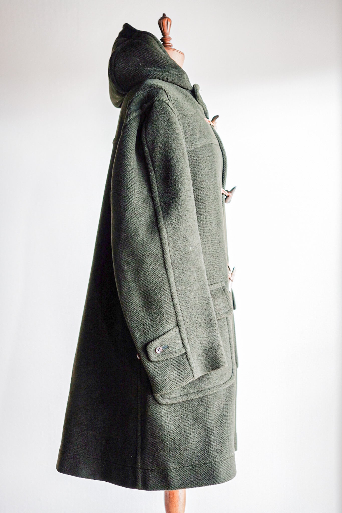 【~90's】Old INVERTERE Wool Duffle Coat "Moorbrook"