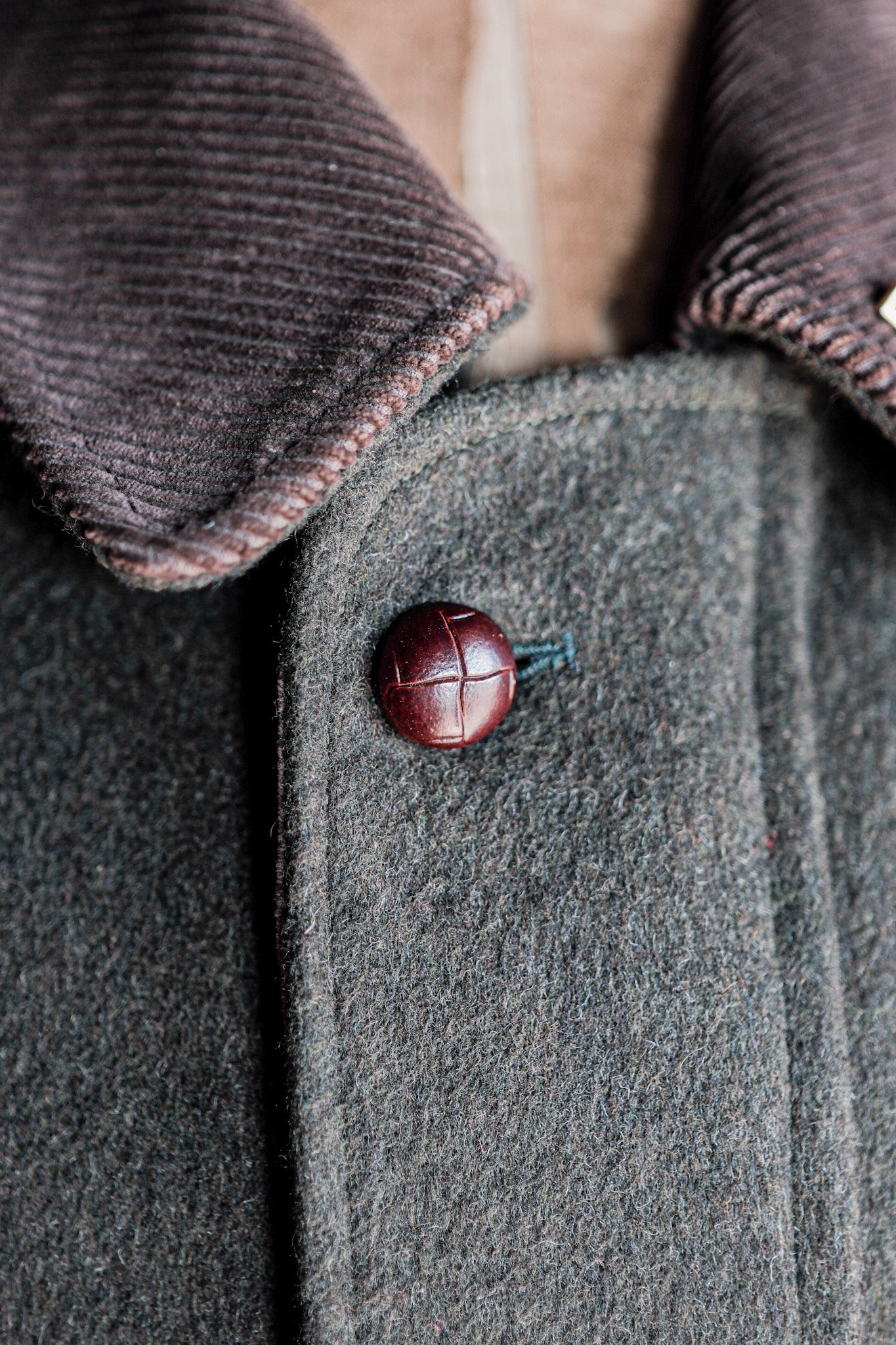 【~90's】Vintage Barbour "LODEN JACKET" 3 Crest Size.42